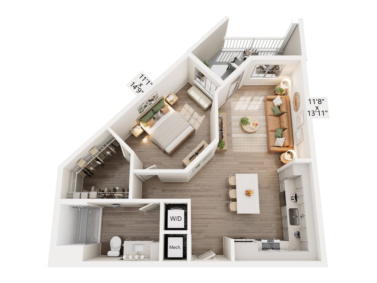 Illumina 3D floorplan image